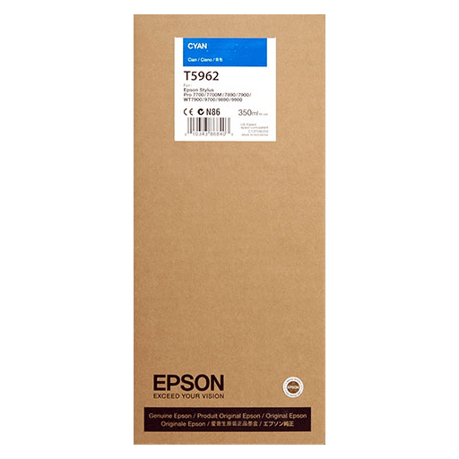 Epson T596200, T5962 OEM Ink Cartridge For Stylus Pro 7890 Cyan - 350ML - TonerParts