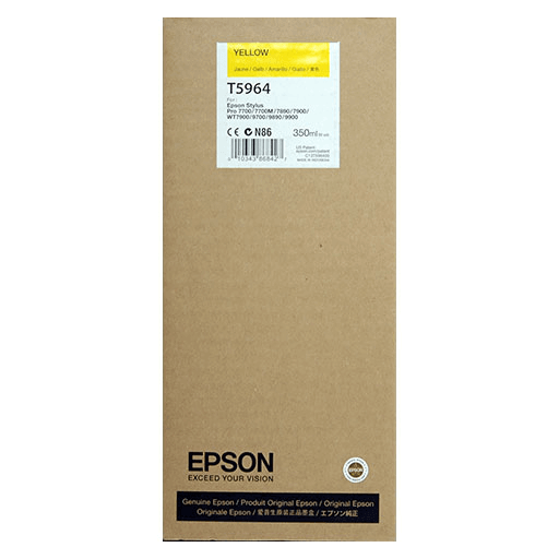 Epson T596400, T5964 OEM Ink Cartridge For Stylus Pro 7890 Yellow - 350ML - TonerParts