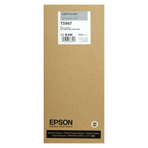 Epson T596700, T5967 OEM Ink Cartridge For Stylus Pro 7890 Light Black - 350ML - TonerParts