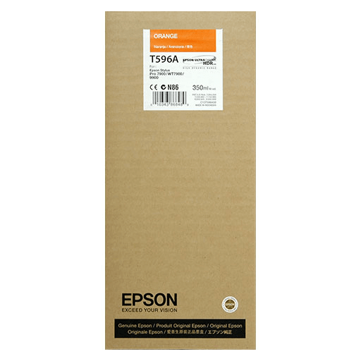 Epson T596A00, T596A OEM Ink Cartridge For Stylus Pro 7890 Orange - 350ML - TonerParts