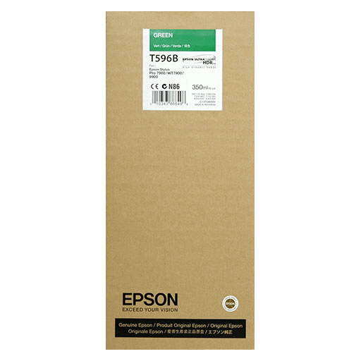 Epson T596B00, T596B OEM Ink Cartridge For Stylus Pro 7890 Green - 350ML - TonerParts