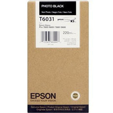 Epson T603100, T6031 OEM Ink Cartridge For Stylus Pro 7800 Photo Black - 220ml