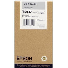 Epson T603700, T6037 OEM Ink Cartridge For Stylus Pro 7800 Light Black - 220ml