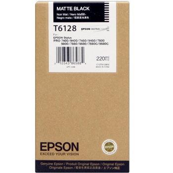 Epson T612800, T6128 OEM Ink Cartridge For Stylus Pro 7800 Matte Black - 220ml - TonerParts