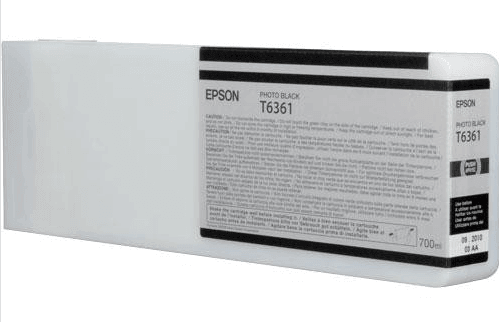 Epson T636100, T6361 OEM Ink Cartridge For Stylus Pro 7700 Photo Black - 700ml