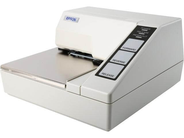Epson TM-U295 Monochrome Receipt Printer - Serial Interface (White) - TonerParts