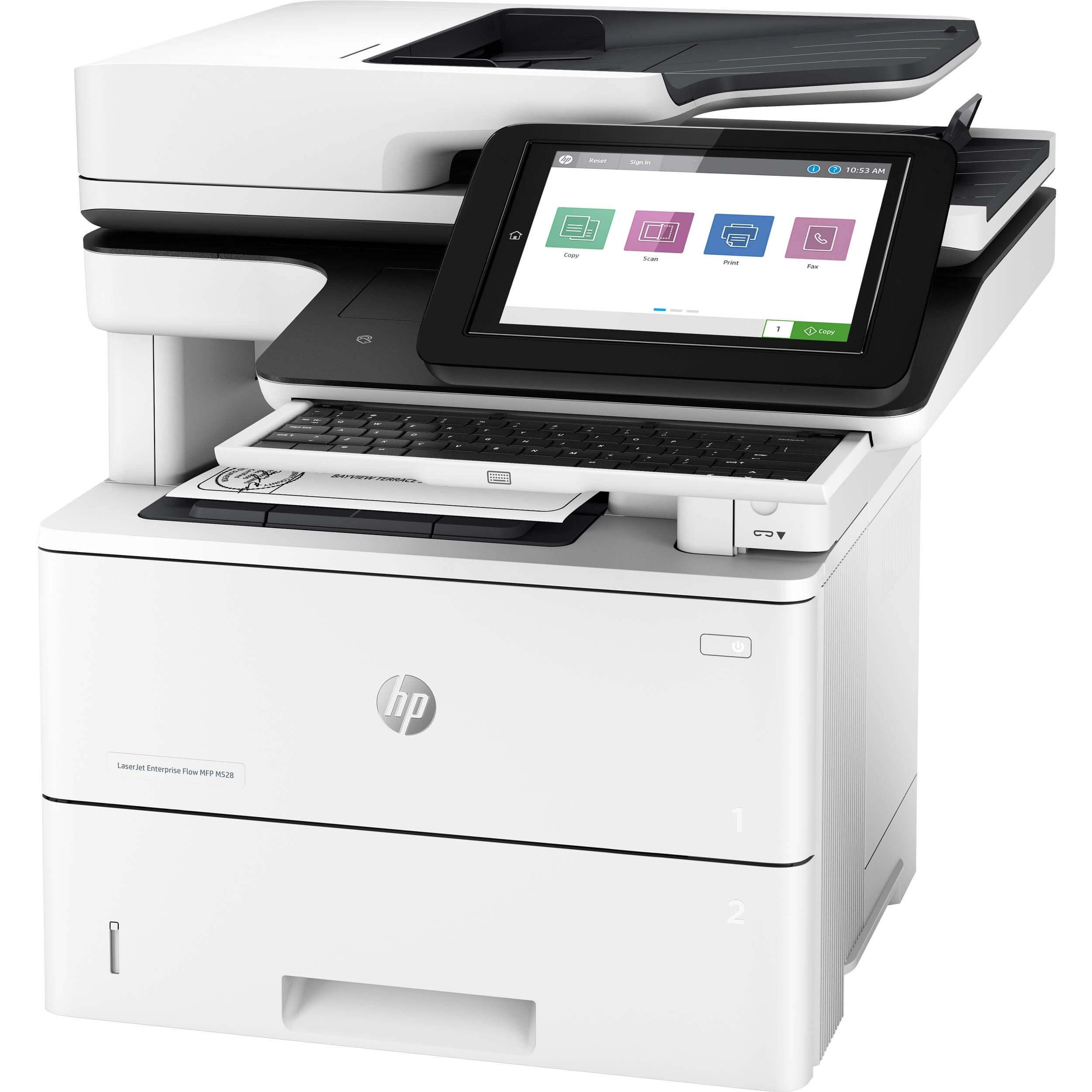 HP LaserJet Enterprise Flow MFP M528z Multifunction Copier/Fax/Printer and Scanner - TonerParts