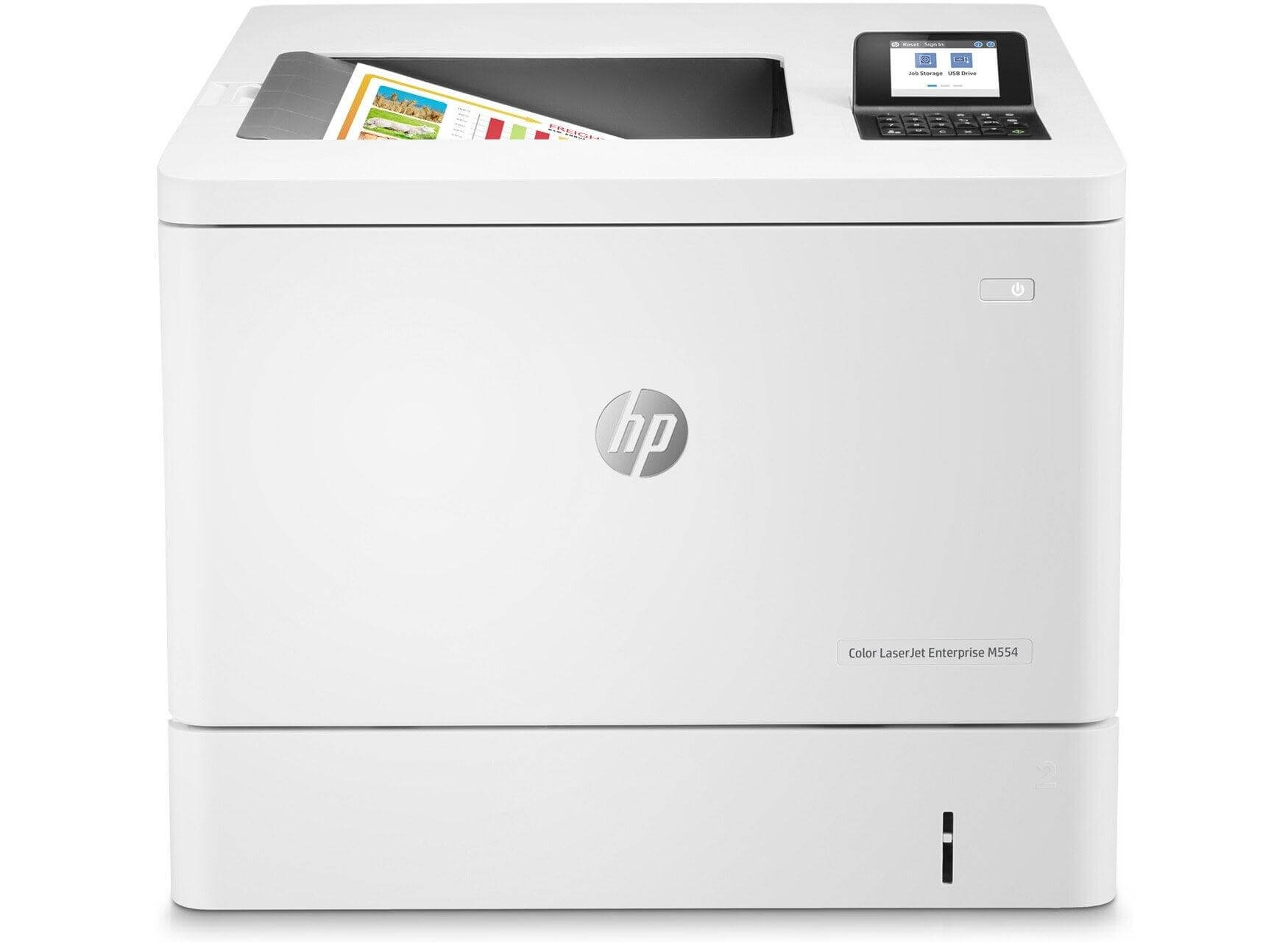 HP M554dn Color LaserJet Enterprise Laser Printer Duplex Wireless - TonerParts