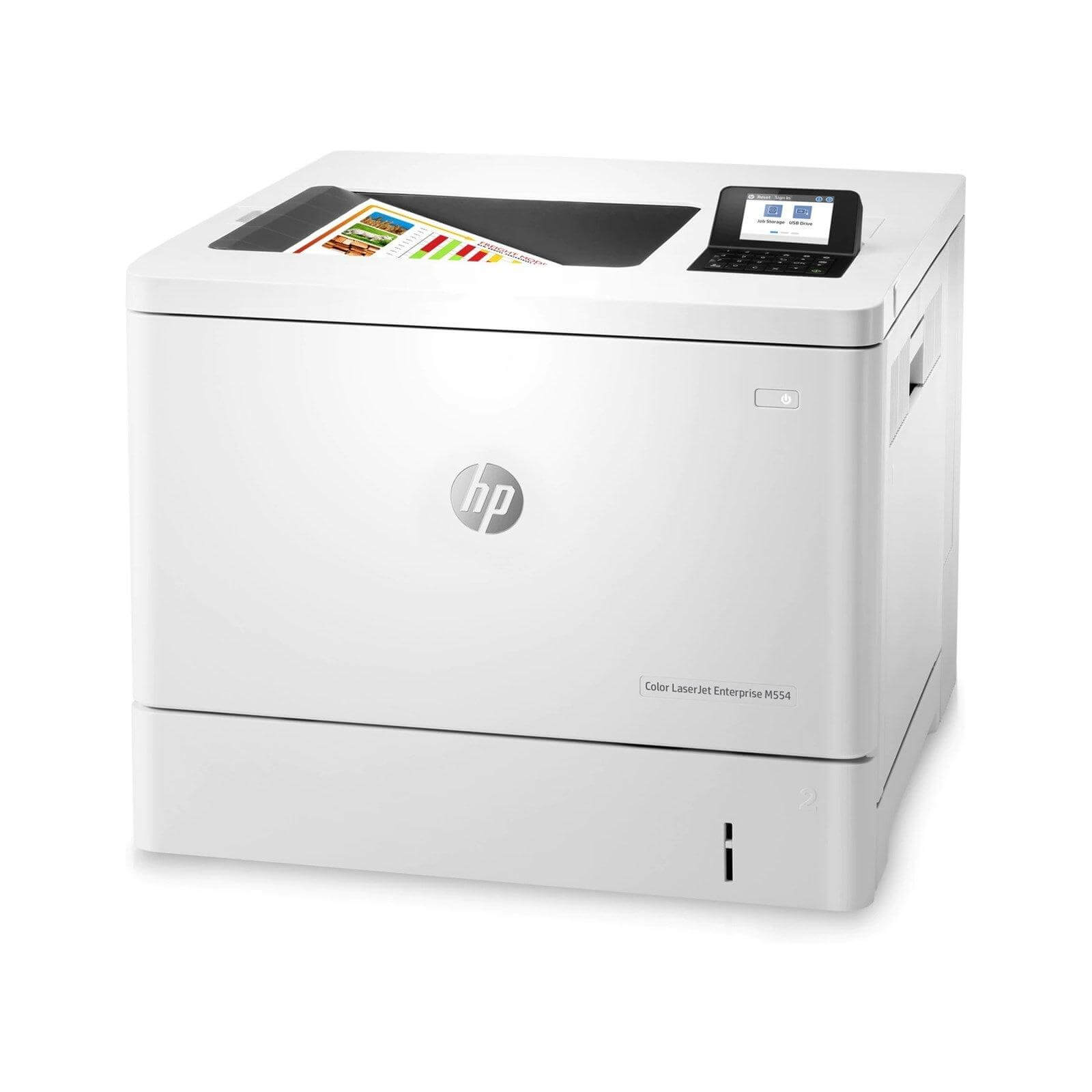 HP M554dn Color LaserJet Enterprise Laser Printer Duplex Wireless - TonerParts