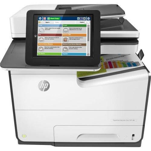 HP PageWide Enterprise 586f Page Wide Array Multifunction-Color Printer - Copier/Fax/Printer/Scanner