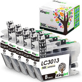 Kingjet Compatible Brother LC3013XL Ink Cartridge Black Value 5 Pack