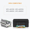 Kingjet Compatible Brother LC3013XL Ink Cartridge Black Value 5 Pack