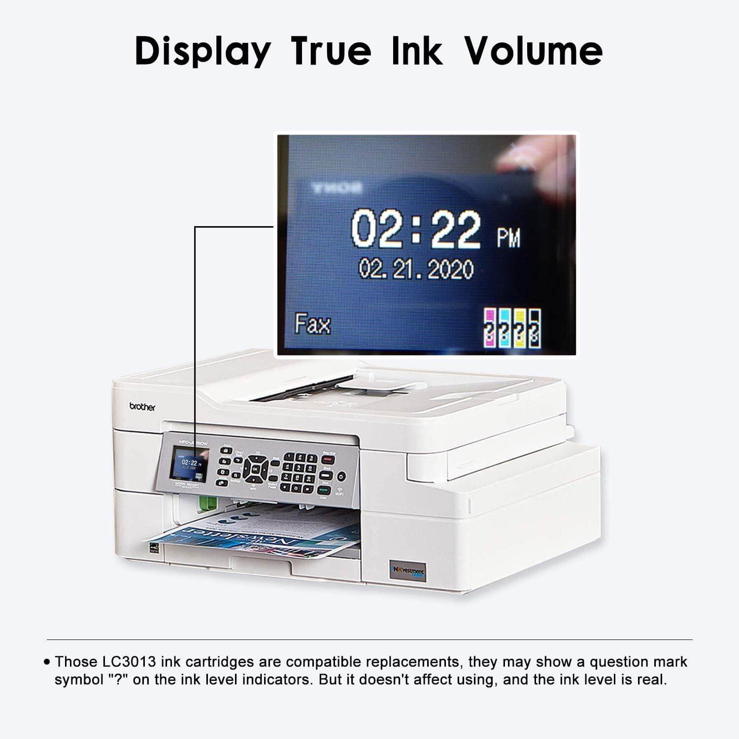 Kingjet Compatible Brother LC3013XL Ink Cartridge Black Value 5 Pack - TonerParts