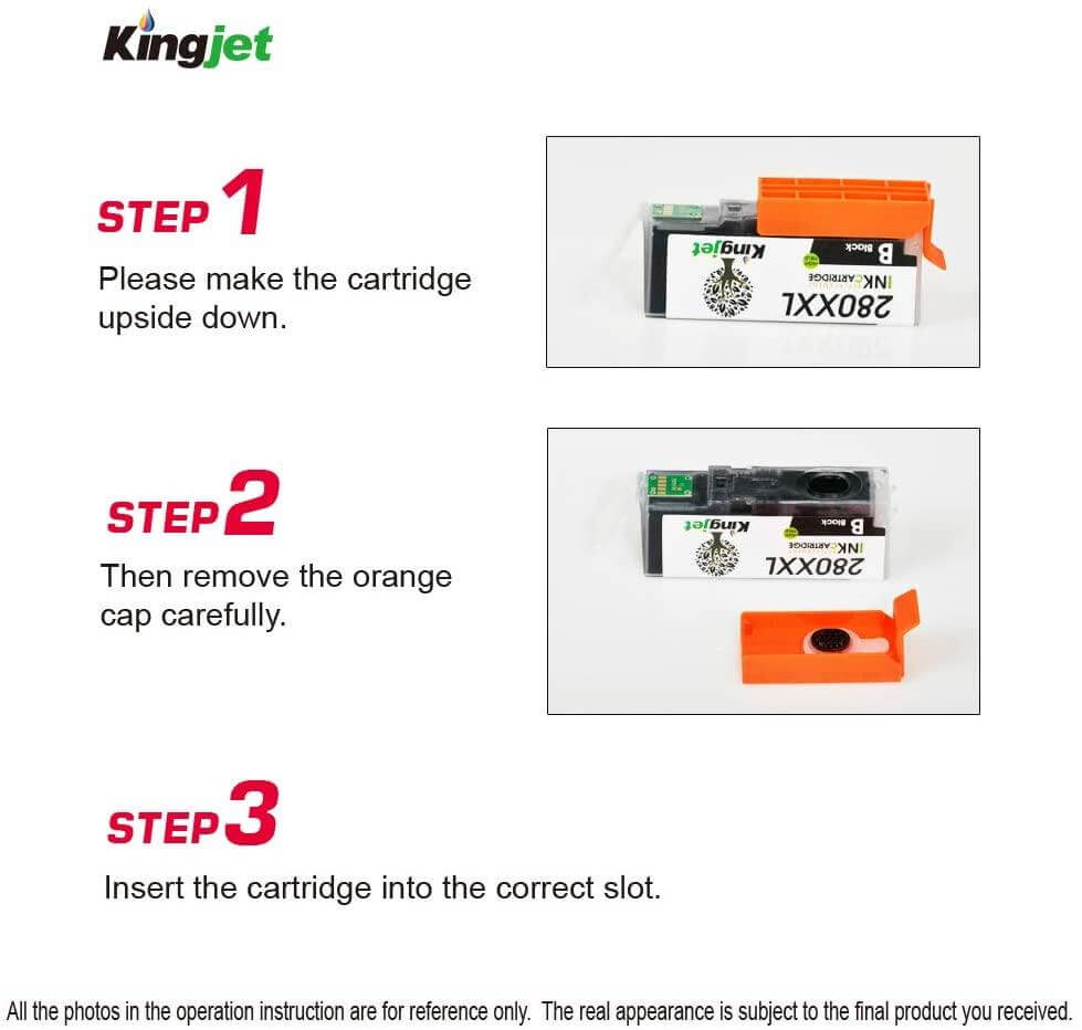 KingJet Compatible Canon PGI-280XL CLI-281XL Cartridges Value 6 Pack - TonerParts