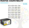 KingJet Compatible HP 952XL Ink Cartridges for BCYM Value 4 Pack