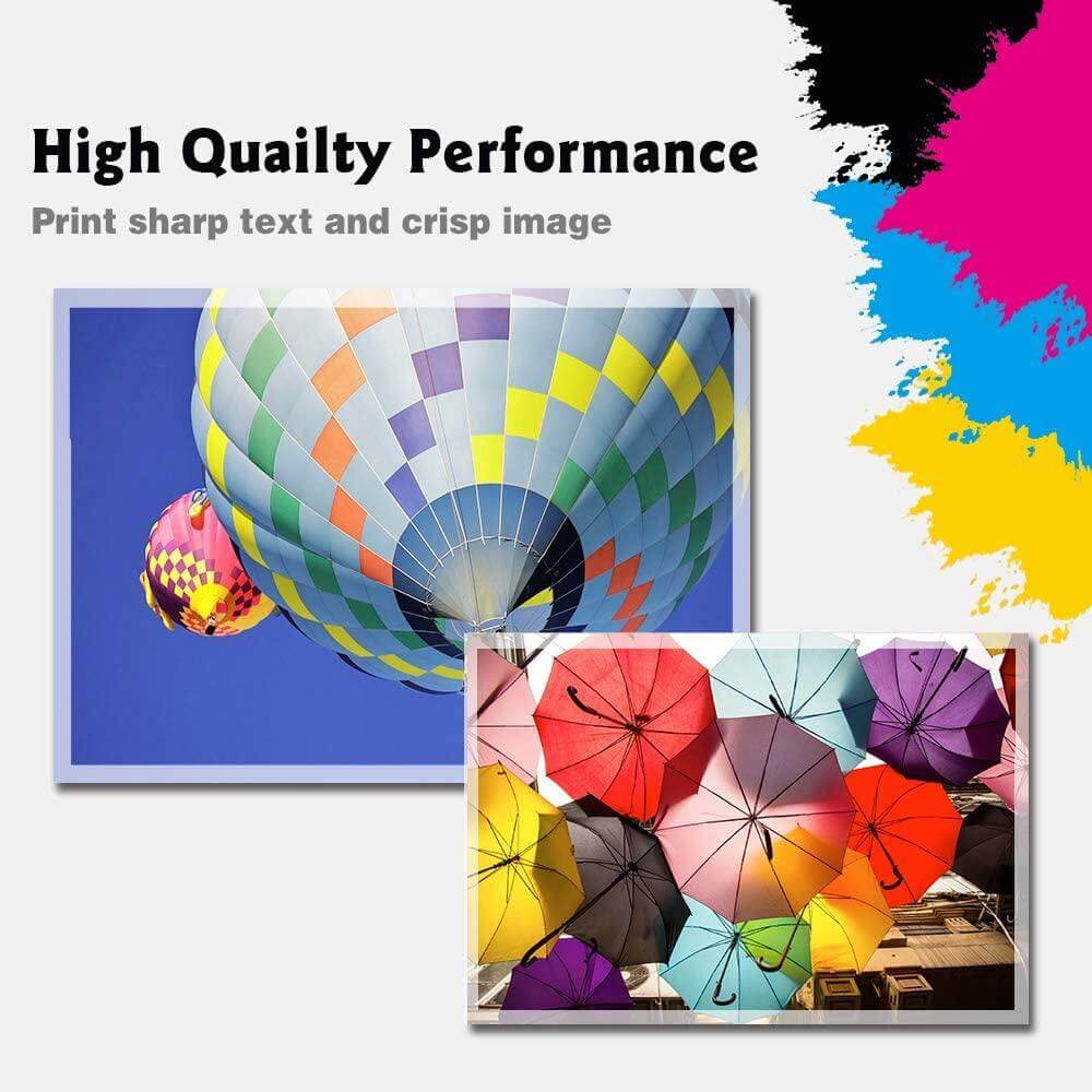 KingJet Compatible HP 952XL Ink Cartridges for BCYM Value 4 Pack - TonerParts