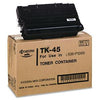 Kyocera Mita TK-45, 370AF002 OEM Toner Cartridge For KM-F1050 Black - 12K