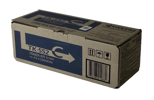 Kyocera Mita TK-552C, 1T02HMCUS0 OEM Toner Cartridge For FS-C5200N Cyan - 6K - TonerParts