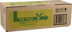Kyocera Mita TK-552Y, 1T02HMAUS0 OEM Toner Cartridge For FS-C5200N Yellow - 6K