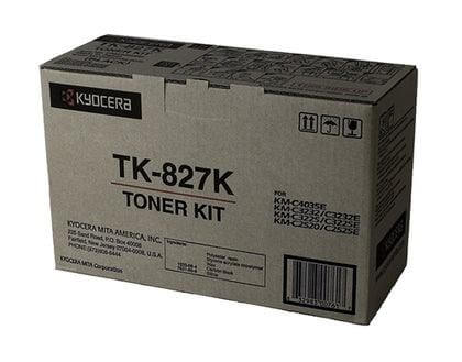 Kyocera Mita TK-827K, 1T02FZ0US0 OEM Toner Cartridge For KM-C2520 Black - 15K