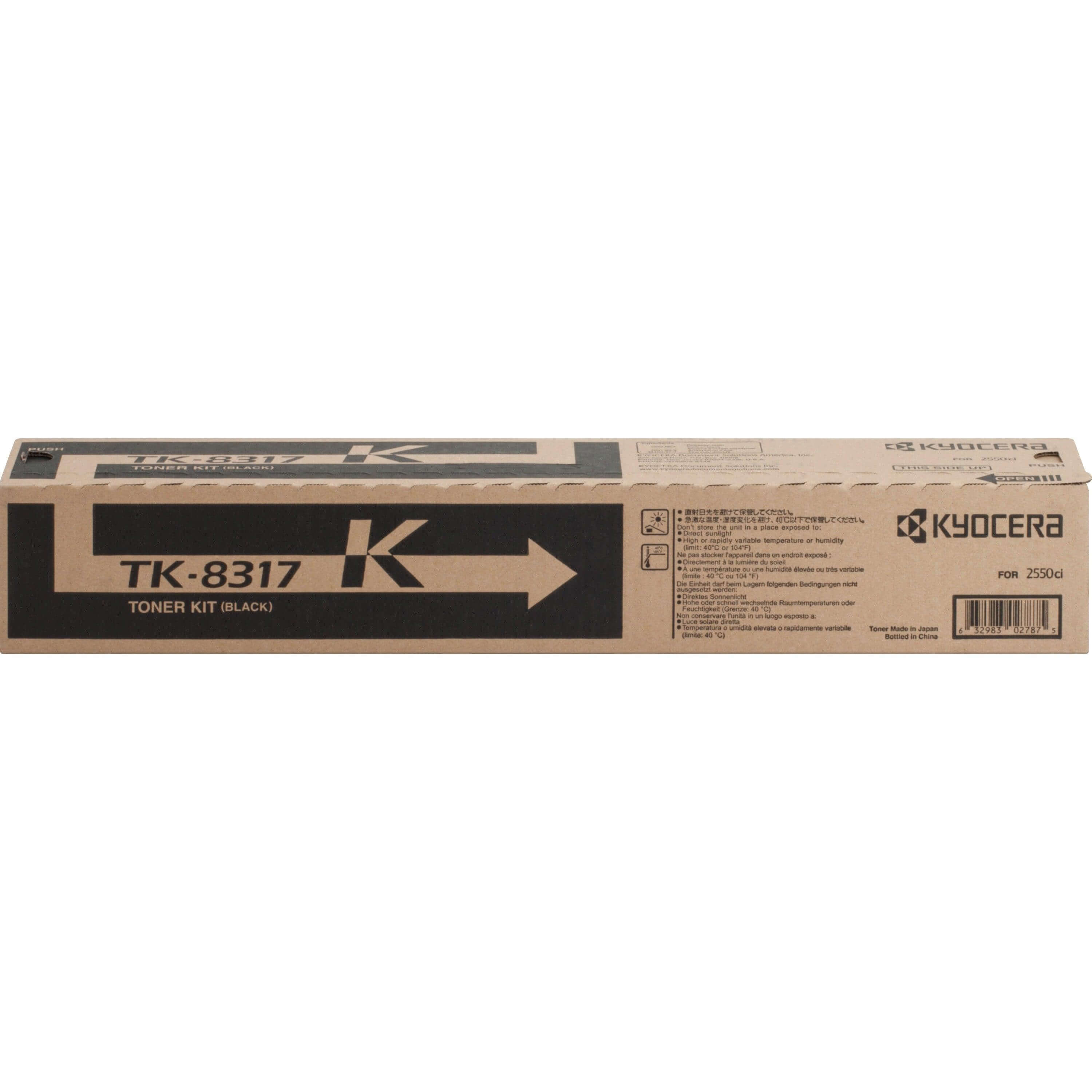 Kyocera Mita TK-8317K, 1T02MV0US0 OEM Toner Cartridge For TASKalfa 2550ci Black - 12K - TonerParts