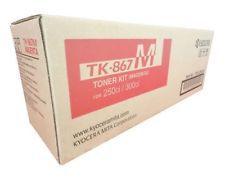 Kyocera Mita TK-867M, 1T02JZBUS0 OEM Toner Cartridge For TASKalfa 250ci Magenta - 12K - TonerParts