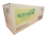 Kyocera Mita TK-867Y, 1T02JZAUS0 OEM Toner Cartridge For TASKalfa 250ci Yellow - 12K