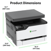 Lexmark MC3224dwe Color Laser Multifunction Printer