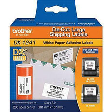 OEM Brother DK-1241 Die Cut Large Shipping Labels DK1241 (4" X 6")