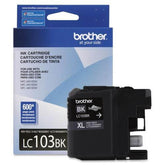 OEM Brother LC103BKS Ink Cartridge Black 600﻿ Yield