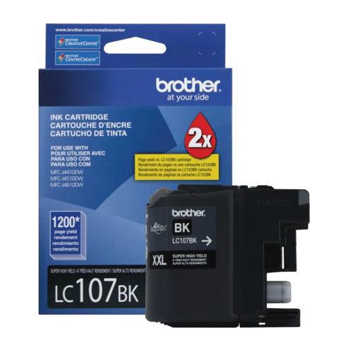 OEM Brother LC107BKS Ink Cartridge For MFC J4310DW Black - 1.2K - TonerParts