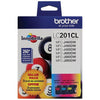 OEM Brother LC2013PKS Ink Cartridges CYM 260 Yield 3 Pack