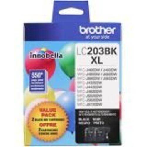 OEM Brother LC2032PKS Ink Cartridge Black 550 Yield 2 Pack - TonerParts