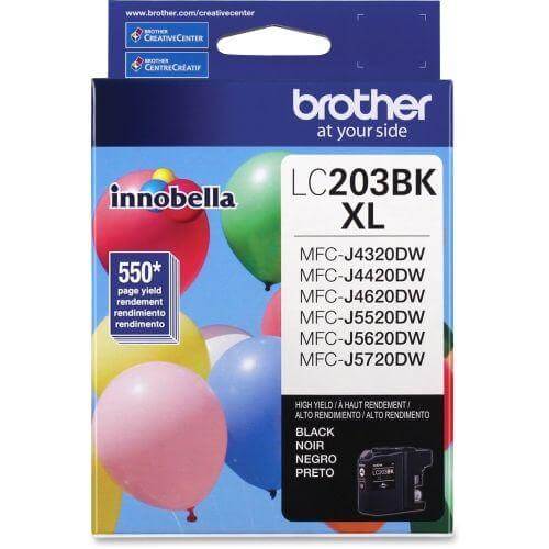 OEM Brother LC203BKS Ink Cartridge Black 550 Pages - TonerParts
