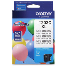 OEM Brother LC203C Ink Cartridge Cyan 550 Yield