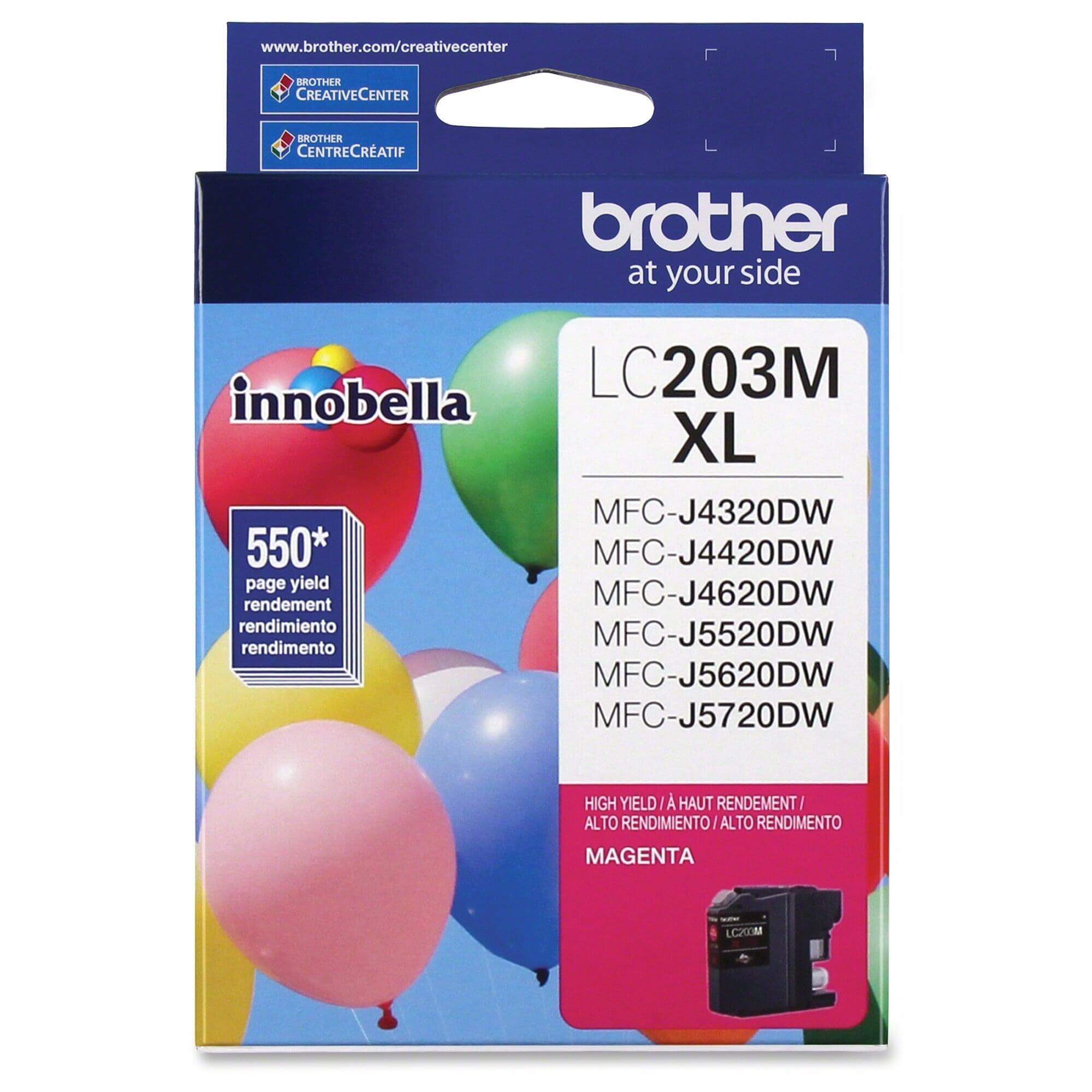 OEM Brother LC203M Ink Cartridge Magenta 550 Yield - TonerParts