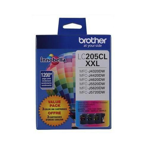 OEM Brother LC2053PKS Ink Cartridges CYM 1.2K - TonerParts
