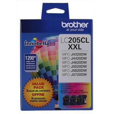 OEM Brother LC2053PKS Ink Cartridges CYM 1.2K