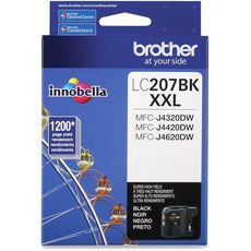 OEM Brother LC207BK Ink Cartridge Black 1.2K