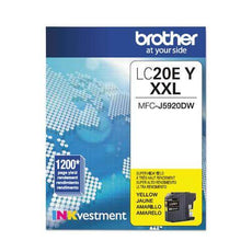 OEM Brother LC20E LC20EYS Ink Cartridge Yellow 1.2K