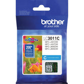 OEM Brother LC3011C Ink Cartridge Cyan 200 Pages