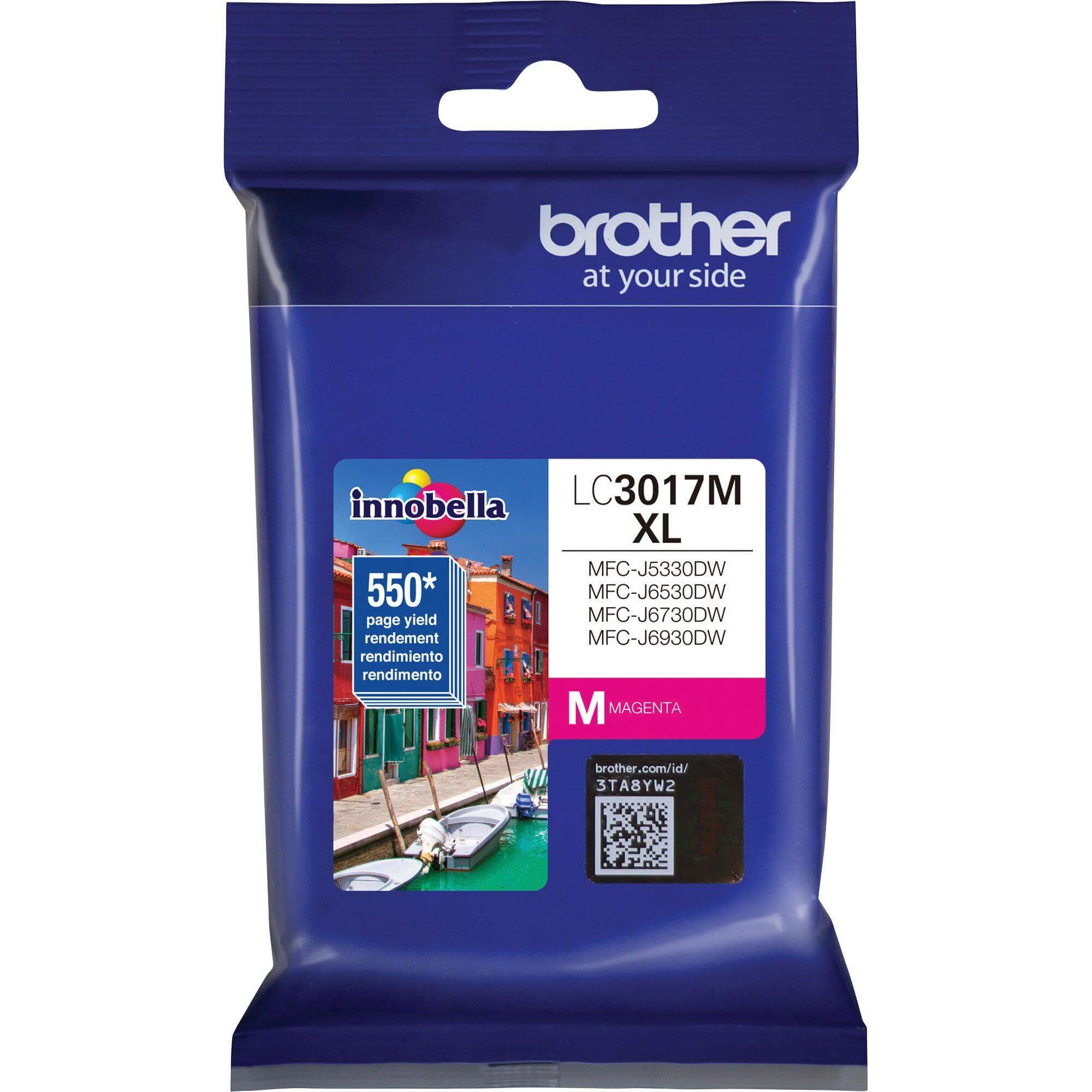 OEM Brother LC3017M Ink Cartridge 550 Pages Magenta - TonerParts