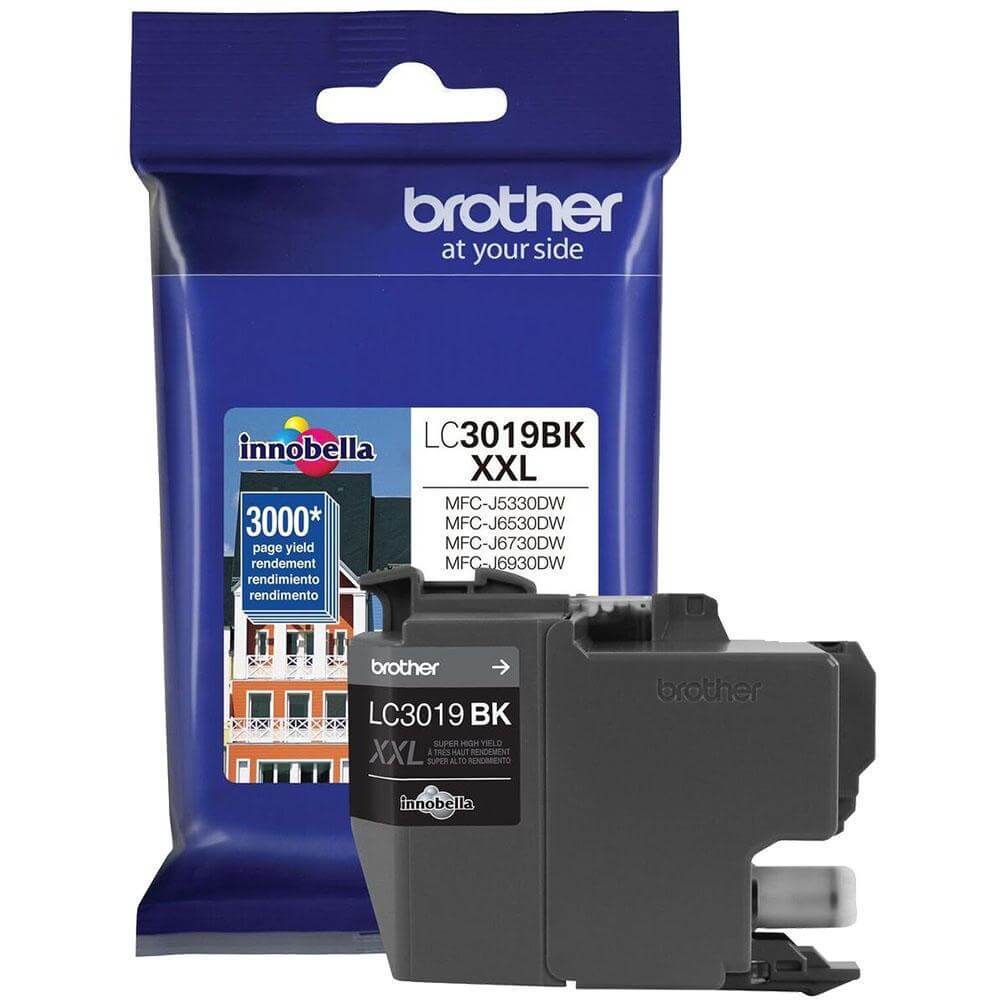 OEM Brother LC3019BK Ink Cartridge Black 3K - TonerParts