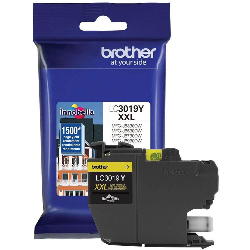 OEM Brother LC3019Y Ink Cartridge Yellow 1.5K - TonerParts