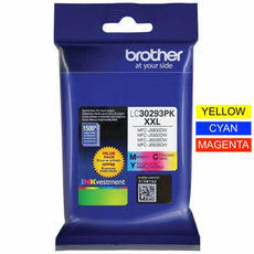 OEM Brother LC30293PKS Innobella Ink Cartridge CYM