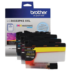 OEM Brother LC3033 LC30333PKS Color Ink Cartridges 3 Pack CYM 1.5K