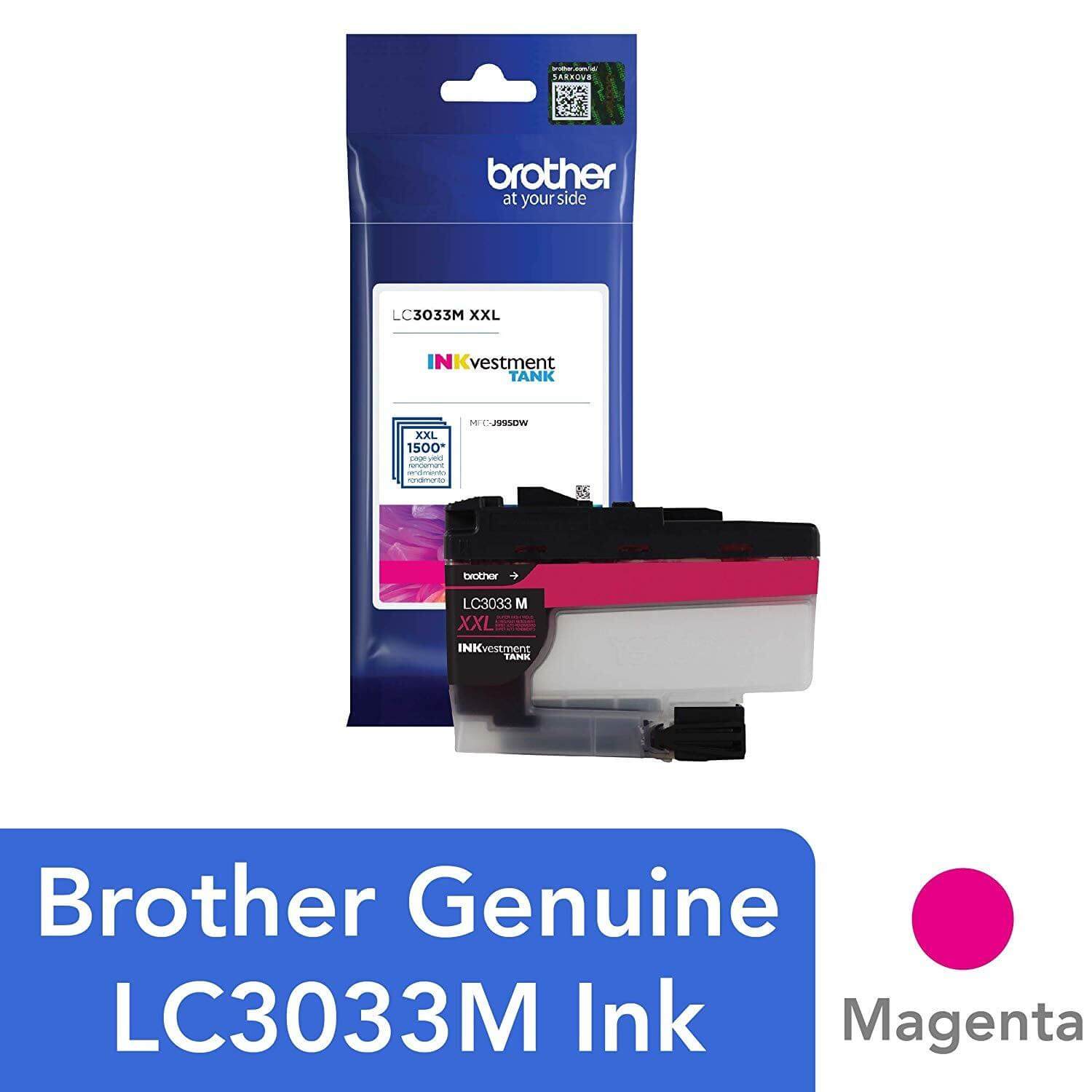 OEM Brother LC3033M Ultra Ink Cartridge Magenta 1.5K - TonerParts
