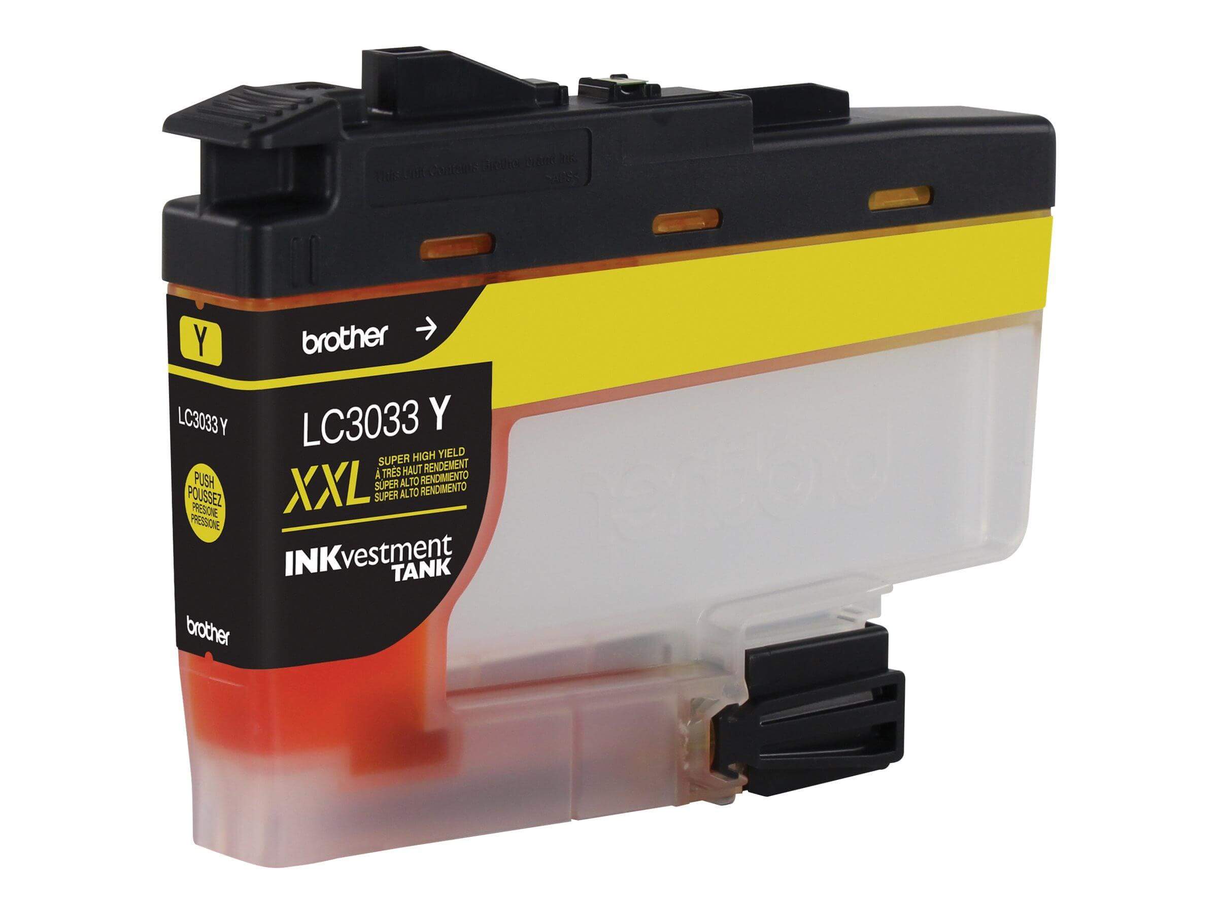 OEM Brother LC3033Y Ultra Ink Cartridge Yellow 1.5K - TonerParts