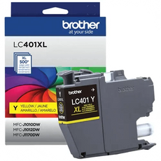 OEM Brother LC401XLYS Inkjet Cartridge Yellow 500 Pages