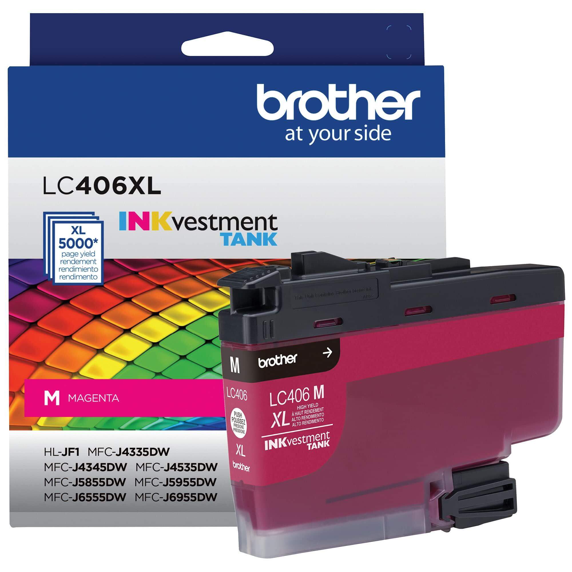 OEM Brother LC406XLMS Ink Cartridge Magenta 5K - TonerParts